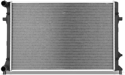 DNA Motoring OEM-RA-13236 Radiador de núcleo de aluminio de 1 fila compatible con VW Passat CC 09-12 / 06-10 Passat, 25-1/2 pulgadas de ancho x