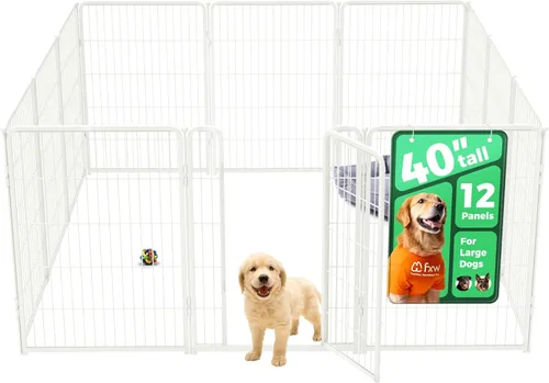 Miniatura 69 de FXW Homeplus Unleashed Corralito para Perros de Interior - Juego Sin Estrés y Seguro, Resistente de 24 Pulgadas 4 Paneles Corral para Cachorros
