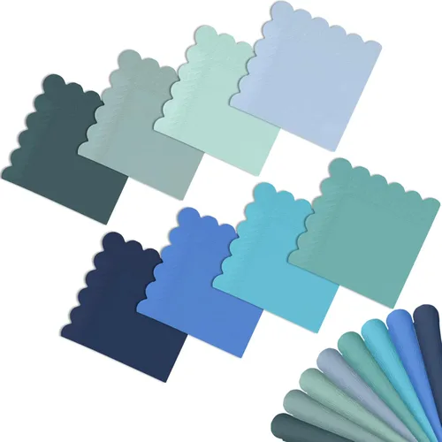 Miniatura 21 de qiqee Servilletas de cóctel Morandi Colors de 5 x 5 pulgadas, desechables, para bodas, cenas, fiestas de cumpleaños, postre, servilletas de papel 24