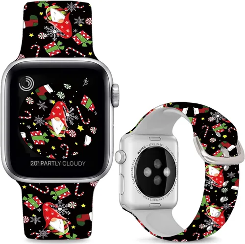 Miniatura 13 de Soft Silicone Bands Compatible with Apple Watch Band 38mm 40mm 41mm 42mm 44mm 45mm 46mm 49mm,Sport Wristband Strap for iWatch Ultra 2 Series 10 9 8