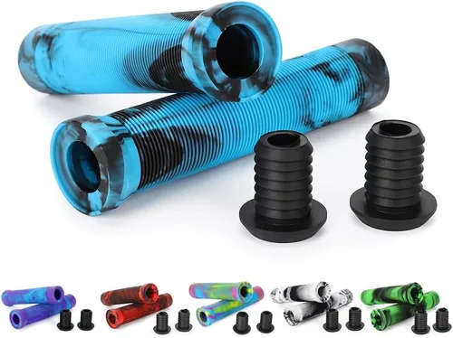 Miniatura 11 de Empuñaduras para patinete - Empuñaduras mixtas de color para manillar de MTB y BMX Empuñaduras suaves de 145 mm para patinete de maniobras