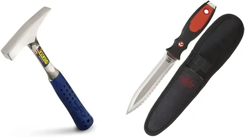 Estwing T3-18 - Cuchillo para conductos liso y dentado de doble cara DK6S de 18 onzas