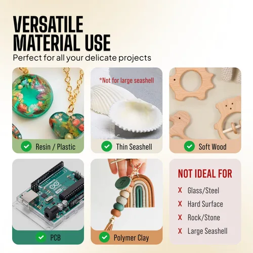 Miniatura 3 de CRAFT911 Pin Vise Taladro Manual para Joyería con Brocas Micro (0.8mm-2.5mm) - Taladro Rotativo para Joyería, Resina, Madera, Plástico, Miniatura