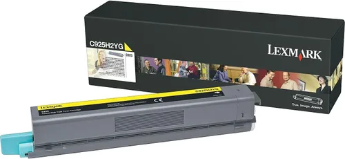 Miniatura 2 de Lexmark Tóner de alto rendimiento C925H2YG, rendimiento de 7,500 páginas, amarillo