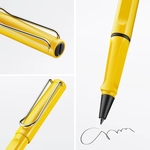 Miniatura 2 de Lamy Safari amarillo - Bolígrafo con empuñadura ergonómica y ancho de línea M - para una escritura larga y agradable - hecho de resistente plástico