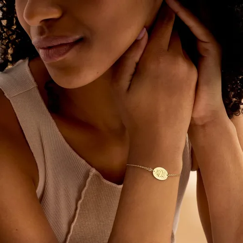 Miniatura 4 de RS Pure by Ross-Simons 14kt Yellow Gold Personalized Oval Bracelet