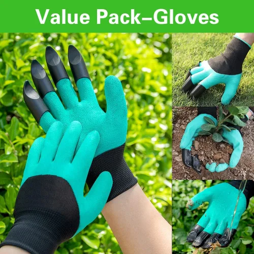 Miniatura 6 de Bakulyor 100 grapas verdes para jardines de 6 pulgadas, estacas de césped artificial, pasadores de tela galvanizada para césped de calibre 11