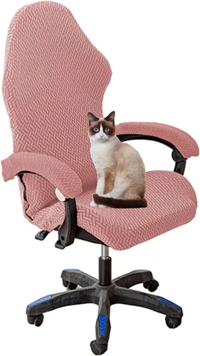 Miniatura 13 de Fundas para sillas de juego con fundas para apoyabrazos, funda para silla de escritorio, funda para silla de computadora, funda elástica para silla