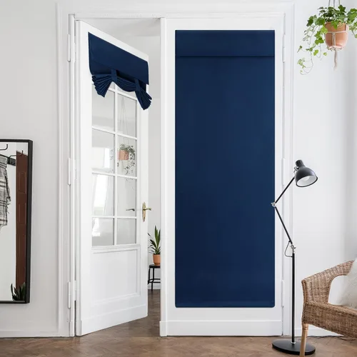 Miniatura 22 de HOMEIDEAS Cortinas Opacas para Aula para Puerta Principal, Cubierta de Ventana de Puerta de Aula, Persianas de Privacidad con Aislamiento Térmico