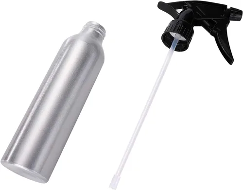 Miniatura 2 de JinYan Botella de spray de aluminio vacía de 8.5 fl oz, 2 unidades de pulverizador confiable, botellas de atomizador vacías para peluquería