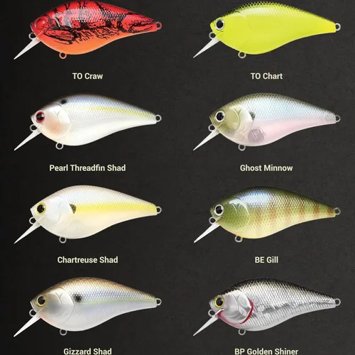 Miniatura 4 de LUCKY CRAFT LC 2.5 Señuelos de Pesca Crankbait Silenciosos, Crankbait Squarebill de 2-3/8", Señuelos para Lubina, Carnada Dura Flotante de 419 BP