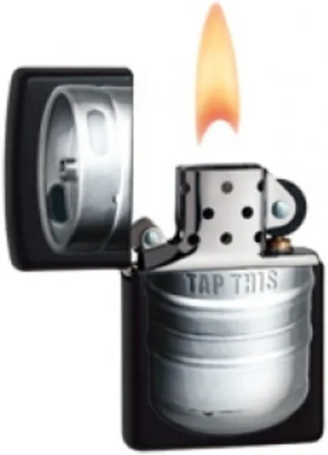 Miniatura 2 de Zippo Encendedor de barril, negro mate