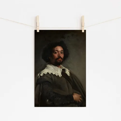 Miniatura 5 de Textured Paper - Diego Velazquez - Portrait of Juan Pareja (1650) Photo Poster Painting Art Print - Size: 24 x 16 Inches
