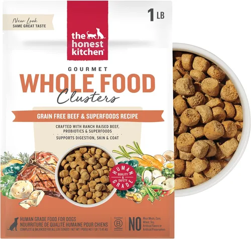 Miniatura 22 de The Honest Kitchen Alimento seco para perros de grado humano, pollo sin granos, bolsa de 20 libras