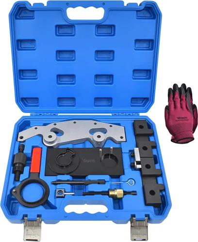Kit de herramientas de bloqueo de alineación de árbol de levas Double Vanos, compatible con BMW M52, M52TU, M54, M56, 325i, 325xi, 325Ci, 330i, azul