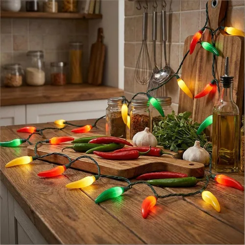 Miniatura 9 de Guirnalda de 10 luces LED de color rojo, blanco y azul para exteriores, 8.5 pies, luces decorativas para el 4 de julio, impermeables, conectables