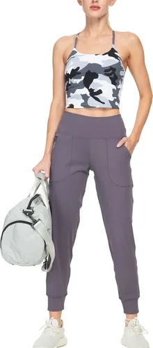 Miniatura 178 de Kcutteyg - Pantalones deportivos con bolsillos para mujer, diseño suave, ligero y de secado rápido, para entrenamiento, gimnasia, yoga y correr