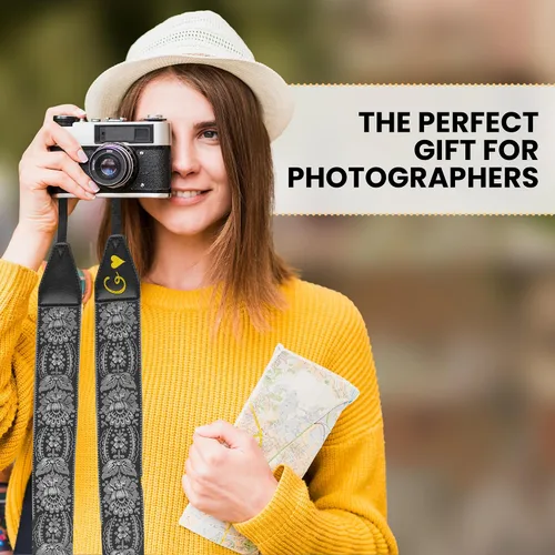 Miniatura 6 de Art Tribute Camera Strap for All DSLR and Mirrorless Cameras. Photographers Strap Neck, Shoulder & Crossbody Camera Strap