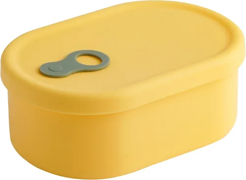 Miniatura 13 de Recipiente hermético de silicona prémium hecho en Corea con ventilación de vapor, sin BPA, a prueba de fugas, apto para microondas y congelador, 1