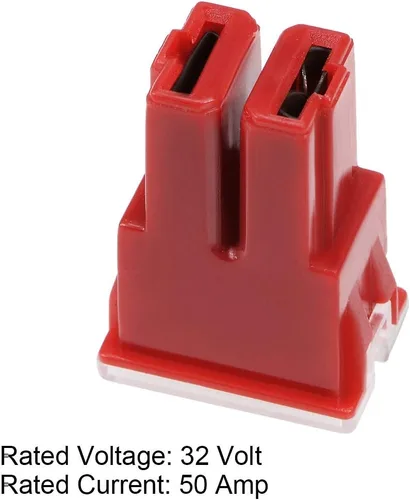 Miniatura 3 de uxcell Cartucho automotriz Fusible 32V 50A Hembra Terminal J Caja de Caso para Coches Camión 5pcs