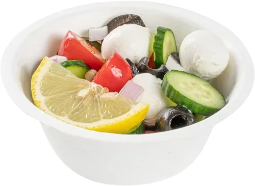 Restaurantware Pulp Safe - Tazones de ensalada de 8 onzas, sin PFAS añadidos, 100 cuencos desechables – Tapas se venden por separado cuencos de
