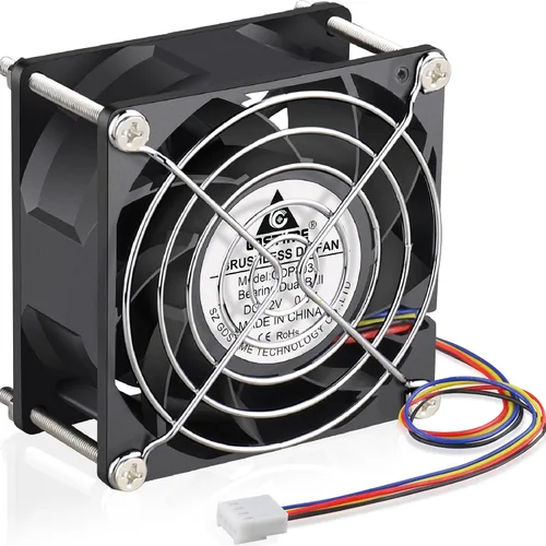 Miniatura 10 de GDSTIME Ventilador PWM de 3.150 in x 0.984 in de 4 pines, alta velocidad 12V 3.150x315.945 in de presión estática PC CPU Cooler Ventilador