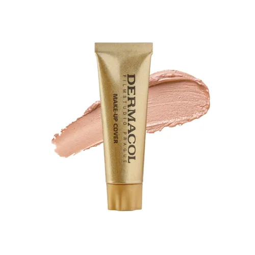 Miniatura 17 de Dermacol - Base de maquillaje líquida de cobertura total, base líquida mate con SPF 30, base resistente al agua para piel grasa, acné y bolsas 212