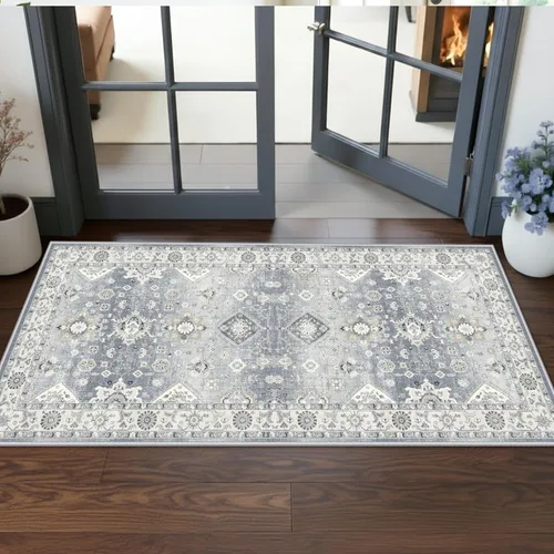 Miniatura 23 de HY HAO YUN LAI Alfombras antideslizantes para pasillos, alfombra lavable para pasillo, alfombra larga ultra suave para cocina, alfombras de acento