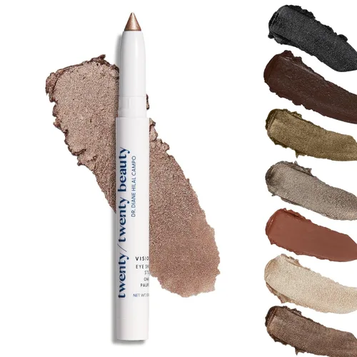 Miniatura 11 de twenty/twenty beauty Visionary - Lápiz de sombra de ojos en crema brillante, seguro para ojos sensibles, desarrollado por oftalmólogos, vegano, De