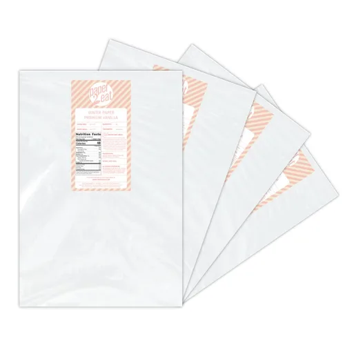 Miniatura 28 de Hojas de Papel Oblea Comestible Imprimible de paper2eat (0.40 mm - 25 hojas/Vainilla)