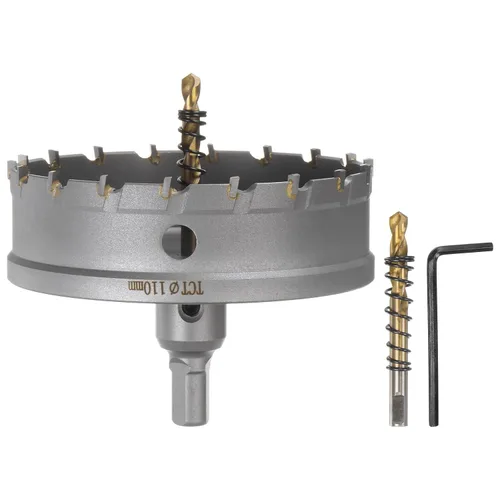Miniatura 15 de HARFINGTON Cortador de carburo de sierra de agujero de metal de 0.472 in / 0.47 pulgadas de diámetro para acero inoxidable, metal, aleación