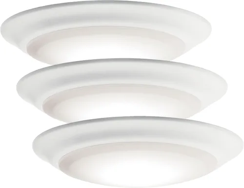Miniatura 14 de Kichler Gen I Downlight LED, montaje empotrado al techo de 7.5", luz interior regulable, 2700K, (7.5" x 1.5"), blanco, 43846WHLED27