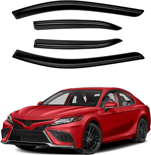 Miniatura 52 de Canvcle RAV4 Rain Guards - Window Visors for Toyota RAV4 2006-2012, Outside-Mount Tape-On Side Window Wind Deflectors for RAV4 Accessories, Vent