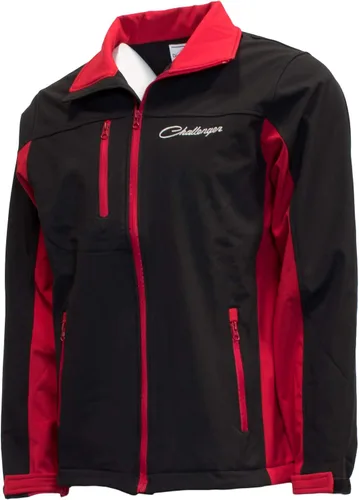 Miniatura 2 de Dodge Challenger Softshell Chaqueta de trabajo Rojo y Negro Cremallera ligera