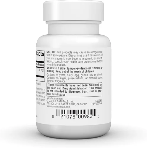 Miniatura 4 de Source Naturals Jalea Real - 500mg - 30 Cápsulas