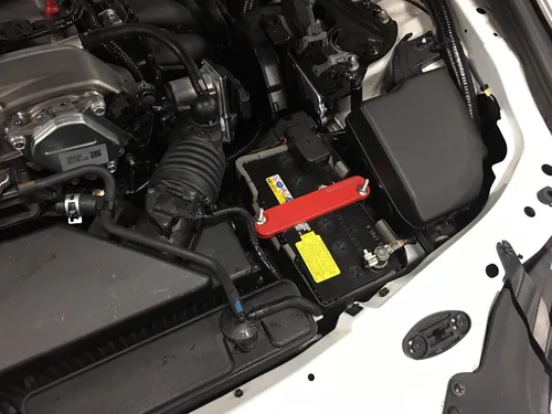 Miniatura 7 de CravenSpeed Amarre de batería para Mazda ND MX-5 Miata 2016-2025 Hecho de aluminio ligero Fuerte y seguro Mecanizado y recubierto de polvo