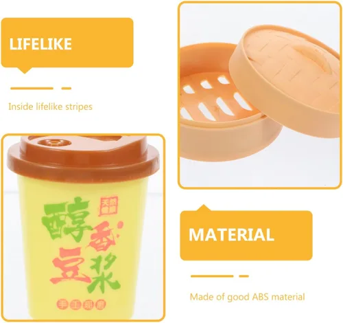 Miniatura 5 de 26pcs Dim Sum Toy Steamer Buns Chinese Breakfast Toy Kids Pretend Play Kitchen para niños y niñas