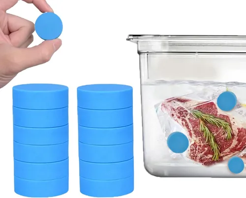 T-mark Paquete de 4/12 imanes para sellado al vacío, mantiene las bolsas sumergidas y en su lugar - Previene que las bolsas floten y que los