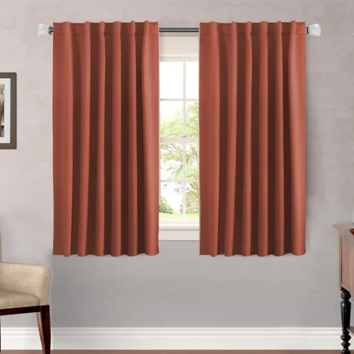 Miniatura 42 de H.VERSAILTEX Cortinas opacas con aislamiento térmico, paneles de tratamiento de ventana, cortinas opacas para oscurecer la habitación, cortinas Gris