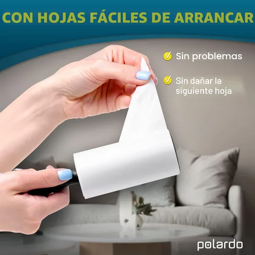 Miniatura 4 de Rodillos de pelusa para pelo de mascotas, pegajosos, removedor de pelusa para sofá, ropa, muebles y alfombra. Removedor de pelo de perro y gato