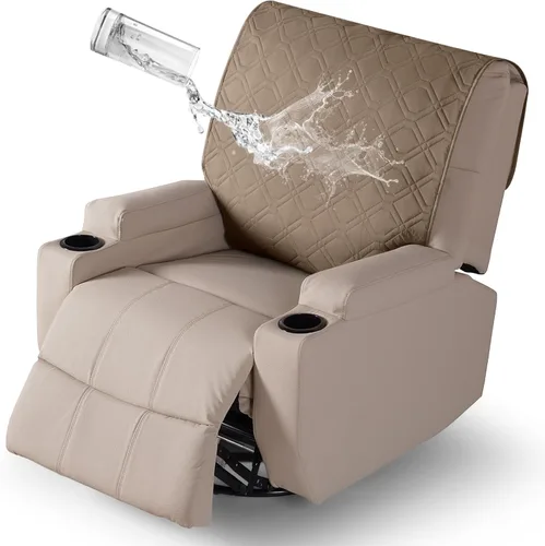 Miniatura 7 de VANSOFY Fundas para sillas reclinables, 100% impermeables, funda para respaldo reclinable, funda antideslizante para silla de perro, protector