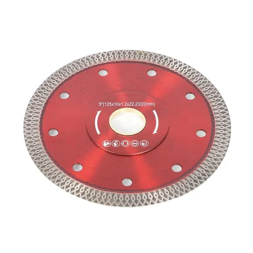 Miniatura 4 de findmall Hojas de sierra de porcelana de diamante húmedo súper fino de 5 pulgadas, ruedas de disco de corte de cerámica para cortar mármoles