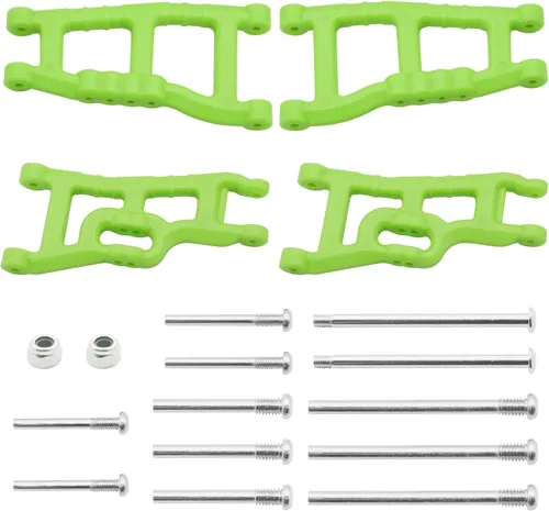 Miniatura 7 de OGRC - Paquete de 4 brazos de suspensión delantera y trasera de plástico para 1/10 Traxxas Slash 2WD F-150 de repuesto de 2555 3631 (azul)