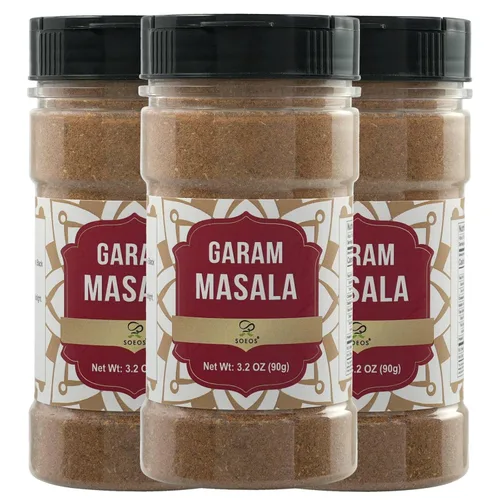 Miniatura 9 de Soeos Garam Masala 12 onzas, mezcla india de 10 especias, mezcla totalmente natural, sin sal, vegano, sin colores, apto para gluten, sin OMG