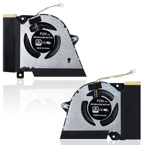 Paquete de 2 ventiladores de refrigeración para ASUS Rog Zephyrus G14 GA401I GA401I GA401IV GA401IU GA401IH GA401IH GA401II DFSCK22105182H FMBB