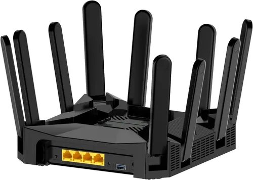 Enrutador inalámbrico WiFi6, enrutador celular AX3000 de doble banda, 4 puertos Gigabit, red inalámbrica segura - Disfruta de la conectividad de