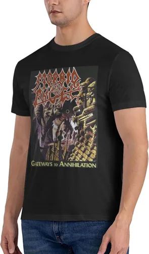 Miniatura 2 de Morbid Angel T Shirt Men's Summer Round Neck Trend Fashion Short Sleeve T Shirt Sports Fitness Cotton Shirt Tops