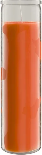Miniatura 8 de Simply Soson - Velas de pilar blancas de 2x8 pulgadas de 7 días en vidrio, juego de 3, hasta 90 horas de tiempo de quemado, sin fragancia, velas