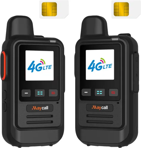 Miniatura 11 de Walkie Talkies globales con tarjeta SIM de servicio de por vida, radio de red Walkie Talkies de alcance ilimitado, radios bidireccionales, batería