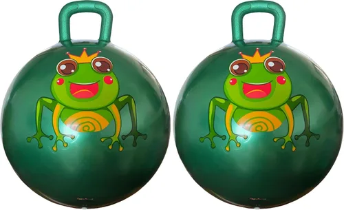 Miniatura 7 de AppleRound Hippity Hoppity Hopball con bomba de aire, 18 pulgadas/45 cm de diámetro para edades de 3 a 7 años, canguro saltarín, pelota saltarina